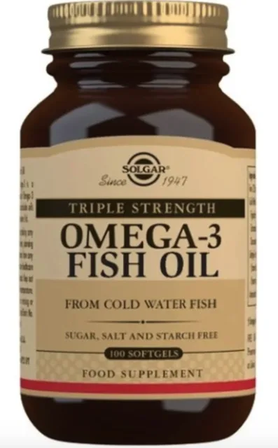 Solgar Omega-3 Fish Oil, Omega-3 z rybího oleje, 60 softgel kapslí