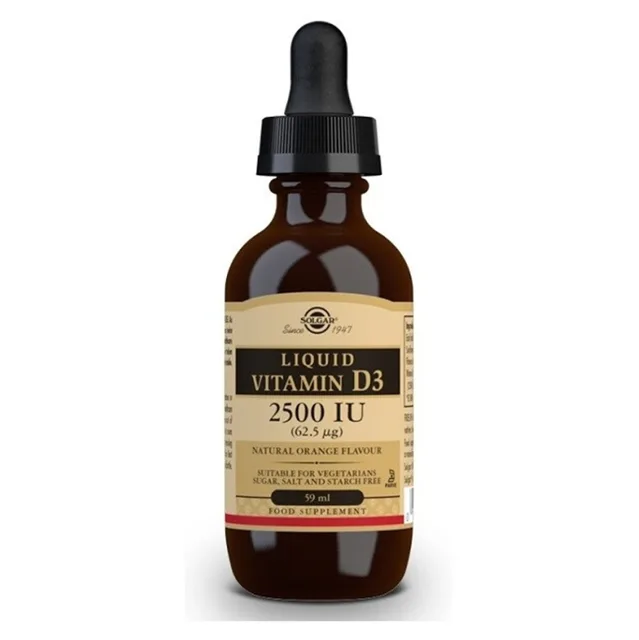 SOLGAR Vitamin D3 2500 IU 59 ml