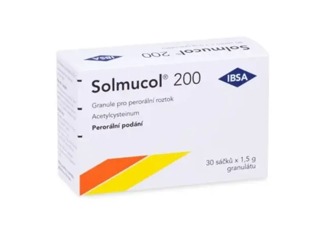 Solmucol por 200mg por gra sol scc 30