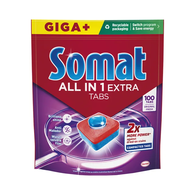 Somat All in 1 Extra tablety do myčky 100 ks