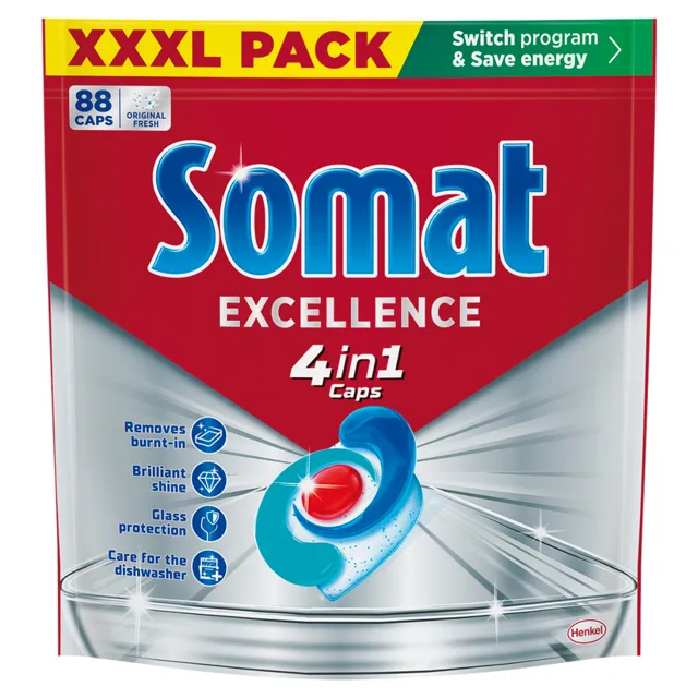 Somat Kapsle do myčky Excellence 4in1 88 ks