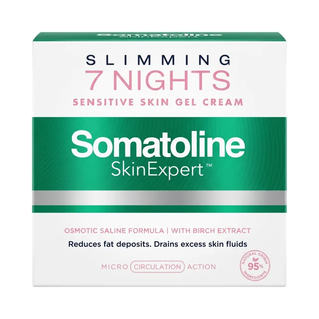 Somatoline kosmetický zeštíhlující gel-krém 7 nights natural s mentolem 400 ml