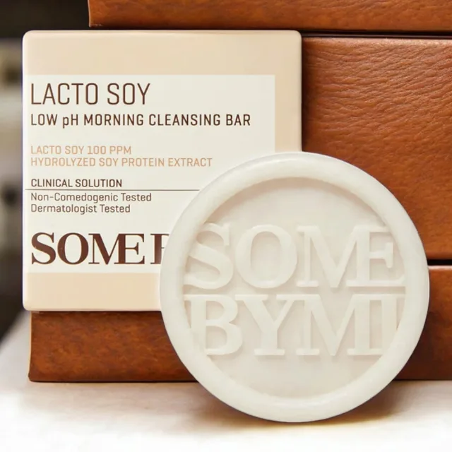 SOME BY MI - Lactosoy Low Ph Morning Cleansing Bar - Mýdlo na obličej s nízkým pH - 90 g
