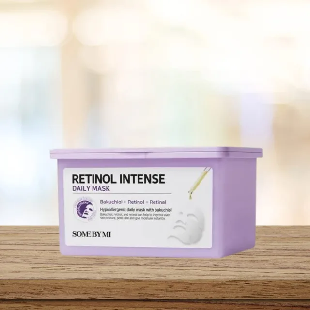 SOME BY MI - Retinol Intense Daily Mask - Zpevňující pleťová maska v praktickém balení - 30ks
