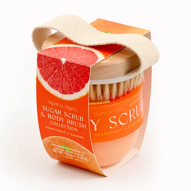 Somerset Toiletry Set s tělovým peelingem Grapefruit a pomeranč 2 ks