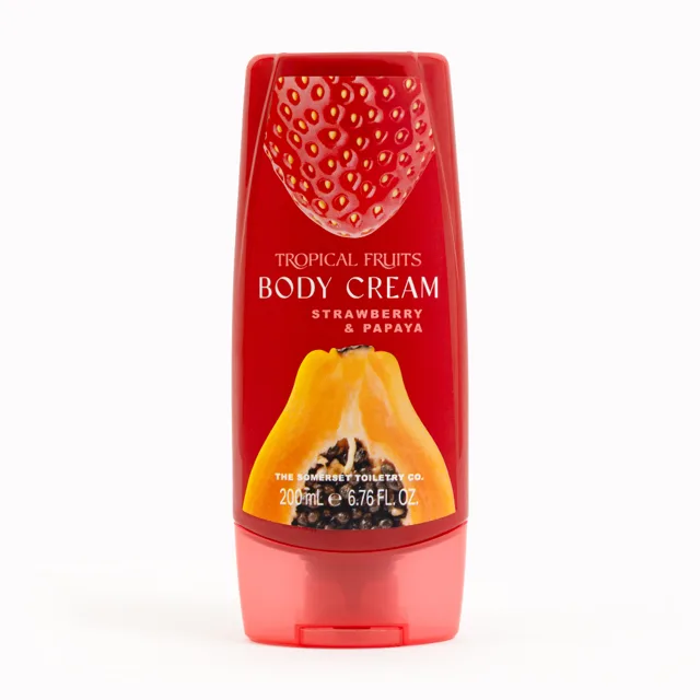 Somerset Toiletry Tělový krém Jahoda a papája 200 ml