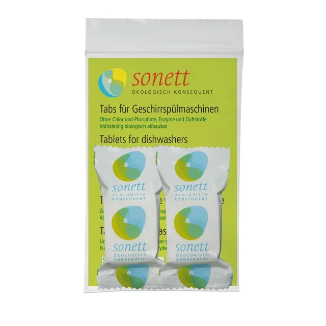 Sonett Ekologické tablety do myčky na nádobí, 2 x 20 g