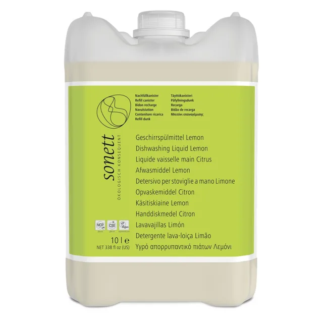 Sonett Ekologický tekutý prostředek na nádobí ve formě koncentrátu - Citron, 10 l