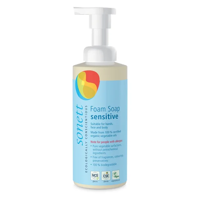 Sonett Přírodní pěnové mýdlo Senzitiv, 200 ml
