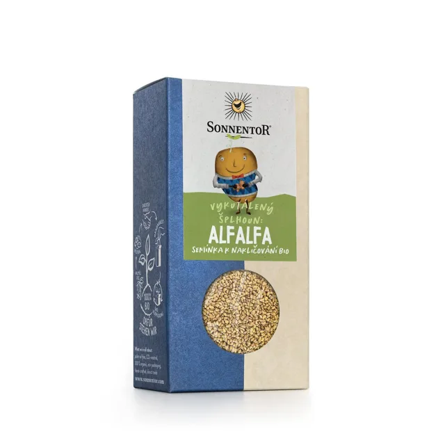Sonnentor Alfalfa, semínka k nakličování, BIO, 120 g