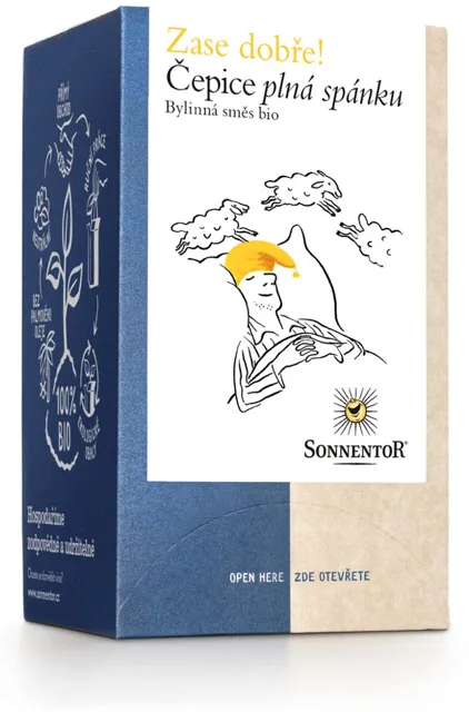 Sonnentor - Čepice plná spánku, porcovaný čaj, BIO, 18 ks