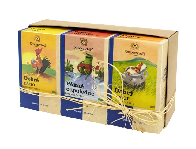 Sonnentor Dárkové balení 3 čajů, Hezký den
