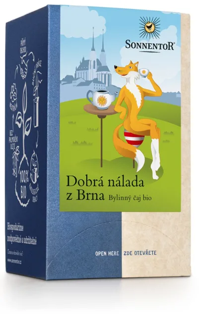 Sonnentor - Dobrá nálada z Brna, porcovaný čaj, BIO, 18 ks