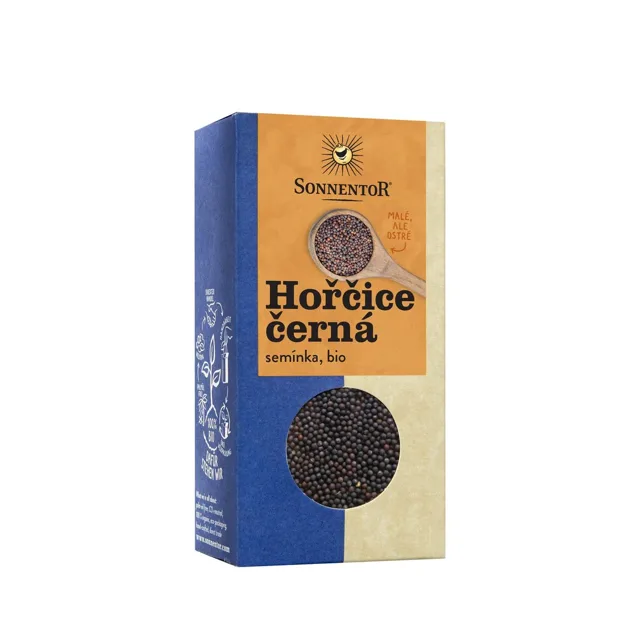 Sonnentor Hořčice černá semínka, BIO, 80 g