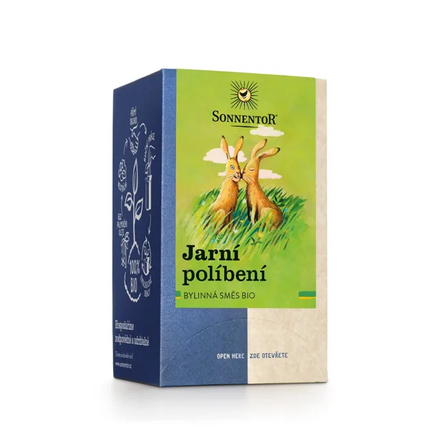 Sonnentor - Jarní políbení, porcovaný čaj, BIO, 18 ks