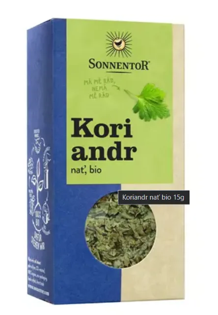 Sonnentor - Koriandr nať, BIO, 15 g *CZ-BIO-002 certifikát