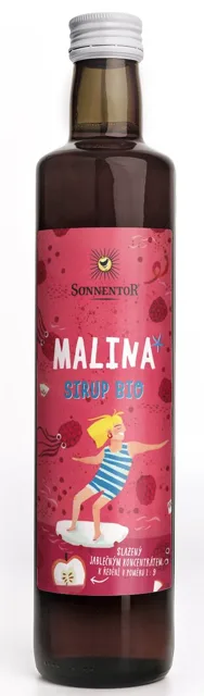 Sonnentor Malina sirup, BIO, 500 ml