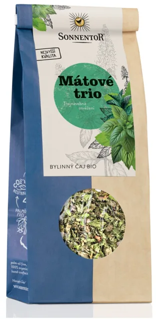 Sonnentor - Mátové trio, sypaný, BIO, 50 g