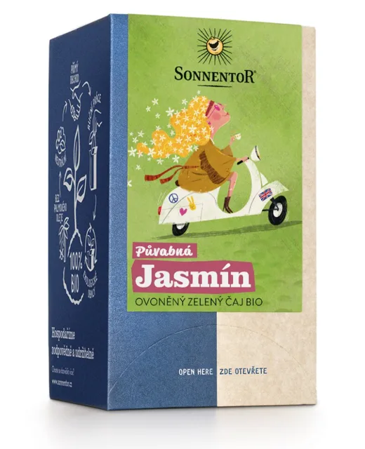 Sonnentor - Půvabná Jasmín, porcovaný čaj, BIO, 18 ks