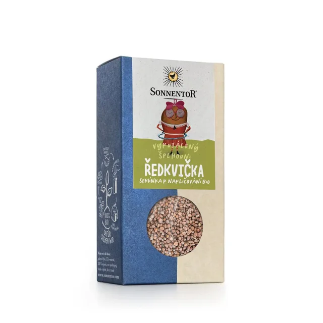 Sonnentor Ředkvička, semínka k nakličování, BIO, 120 g