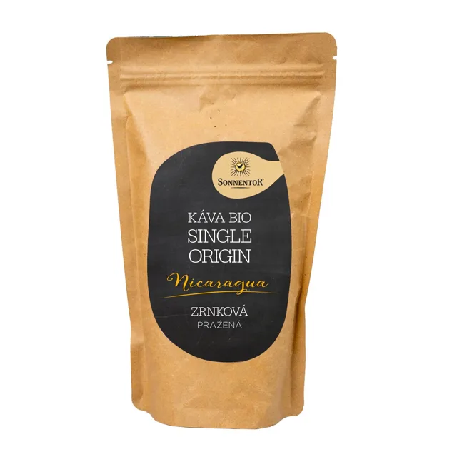 Sonnentor Single Origin Nicaragua, zrnková káva, BIO, 250 g