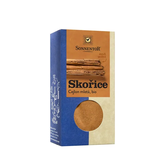 Sonnentor Skořice Cejlon mletá, BIO, 40 g
