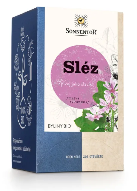 Sonnentor - Sléz, porcovaný čaj, BIO, 18 ks