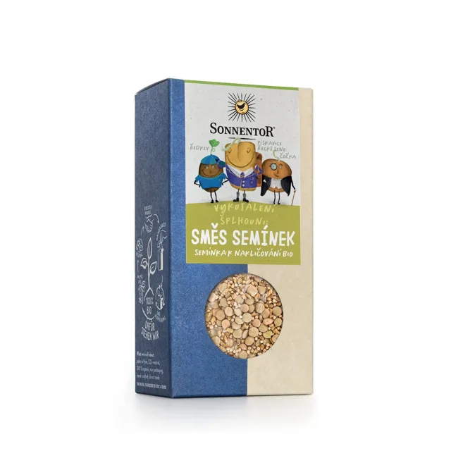 Sonnentor Směs semínek, semínka k nakličování, BIO, 120 g