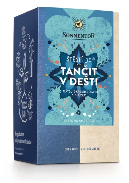 Sonnentor - Štěstí je® tančit v dešti, porcovaný čaj, BIO, 18 ks