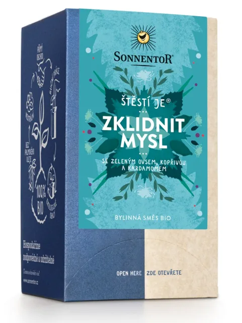 Sonnentor - Štěstí je® zklidnit mysl, porcovaný čaj, BIO, 18 ks