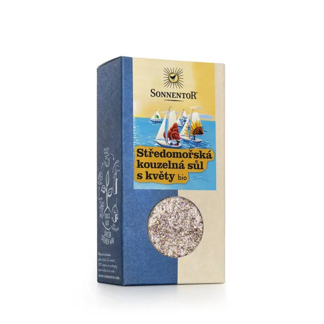 Sonnentor Středomořská kouzelná sůl s květy, BIO, 120 g