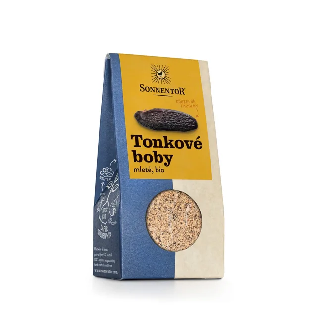 Sonnentor Tonkové boby mleté, BIO, 35 g