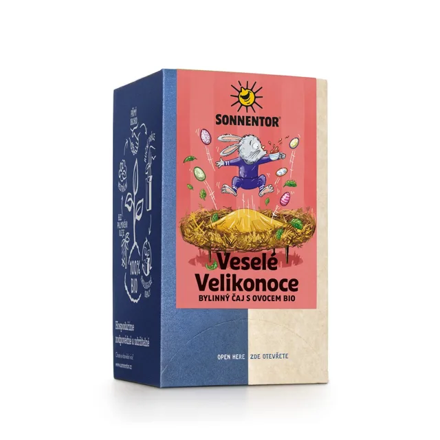 Sonnentor Veselé Velikonoce, porcovaný čaj, BIO, 27 g
