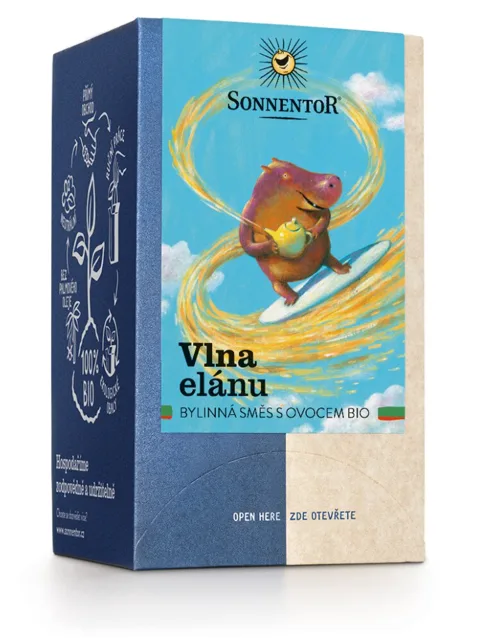 Sonnentor - Vlna elánu, porcovaný čaj, BIO, 18 ks