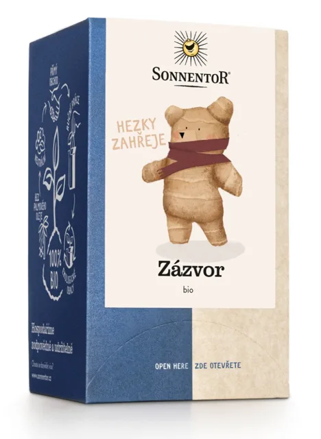 Sonnentor - Zázvor, porcovaný čaj, BIO, 18 ks