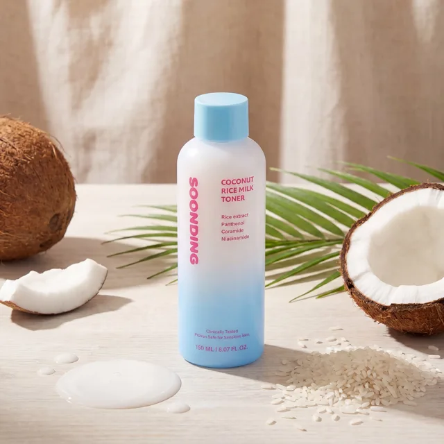 SOONDING - Coconut Rice Milk Toner - Rýžový toner s kokosem - 150 ml