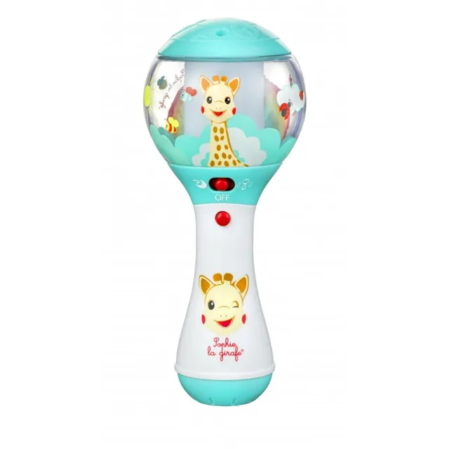 Sophie La Girafe Vulli Electronic Rattle elektronické chrastítko 3m+ 1 ks