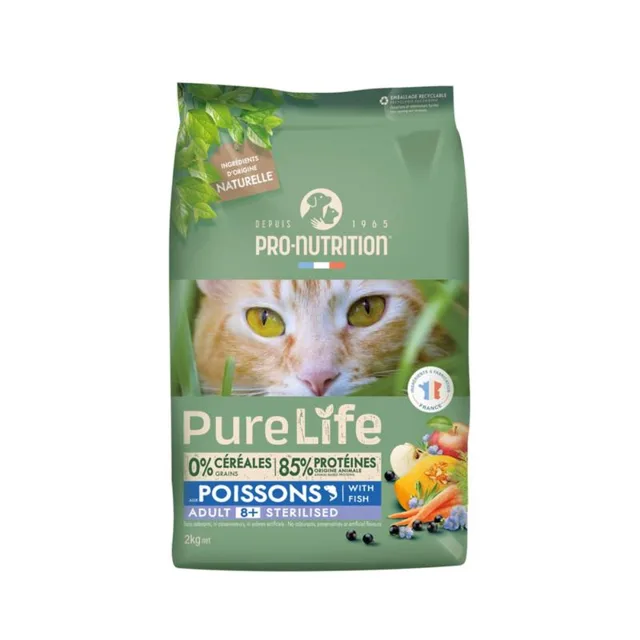 Sopral Pro-Nutrition PURE LIFE CAT 8+ steril. 8kg