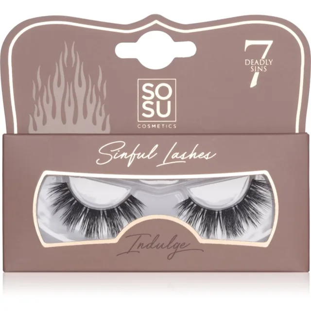 SOSU Cosmetics 7 Deadly Sins Lashes umělé řasy Indulge 1 ks