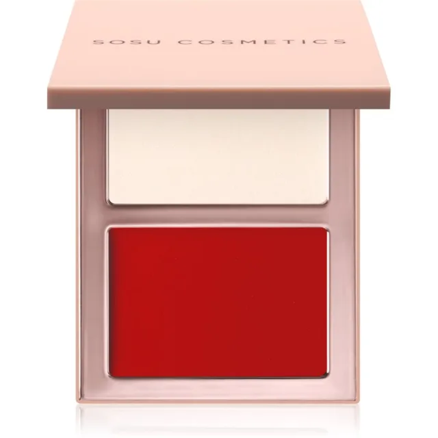 SOSU Cosmetics Blush and Glow Duo krémová tvářenka a rozjasňovač 2x4 g