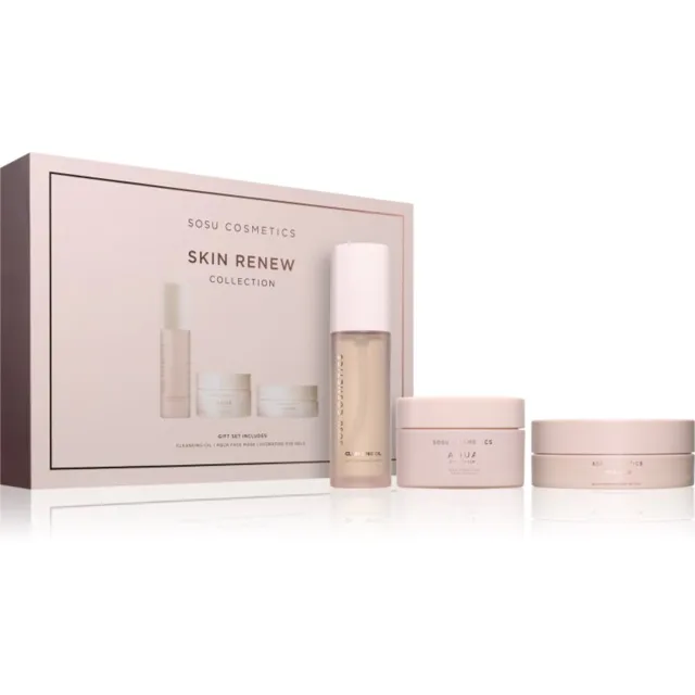 SOSU Cosmetics Skin Renew Collection sada pro péči o pleť 3 ks