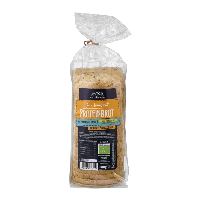 Sottolestelle Chléb toastový proteinový s kváskem, 400 g