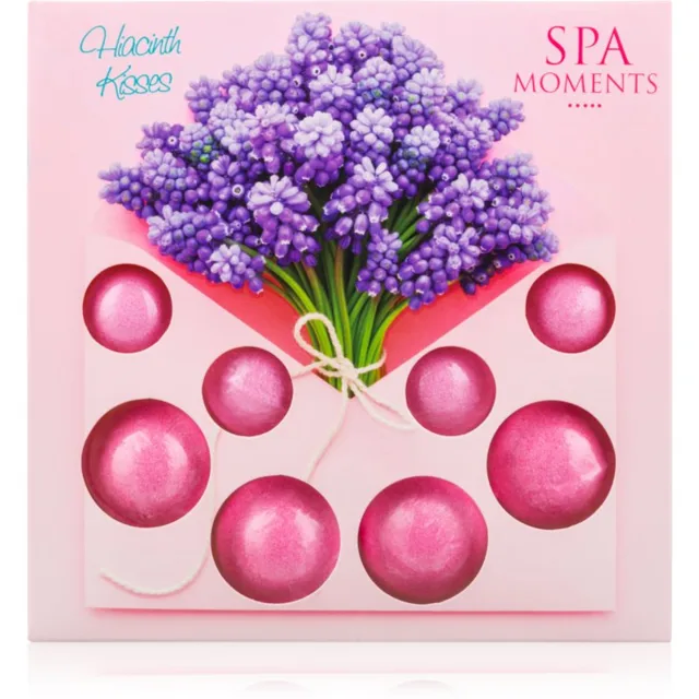 Spa Moments Hiacinth Kisses šumivé koule do koupele