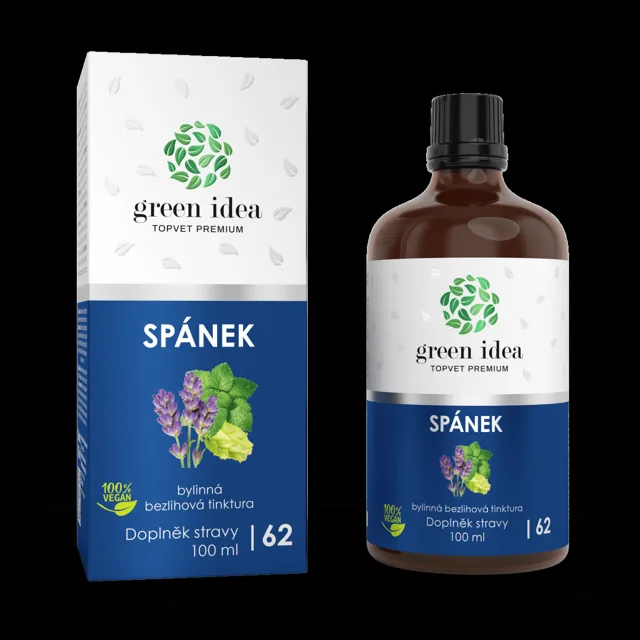 Spánek – bezlihová tinktura 100 ml – Green idea