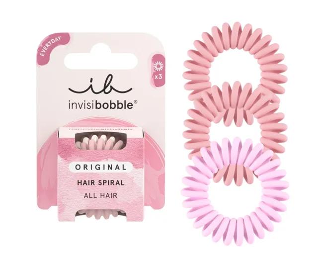 Spirálová gumička do vlasů Invisibobble Original The Pinks - 3 ks + dárek zdarma