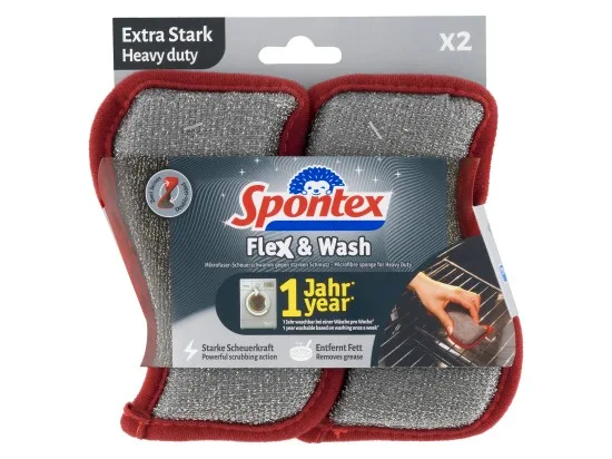 Spontex Flex & Wash Heavy Duty houba 2 ks
