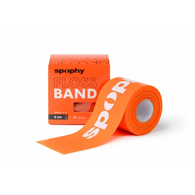 SPOPHY Flossband orange flossband 5 cm x 2 m