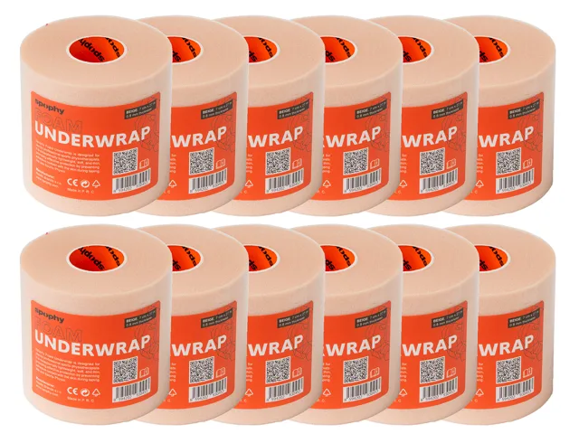 Spophy Foam Underwrap Beige, podtejpovací molitanová páska béžová 7cm x 27 m, 12 ks
