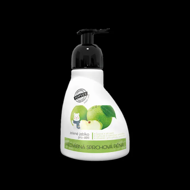 Sprchová pěna – zelené jablko – vhodná pro děti 300 ml – Green idea