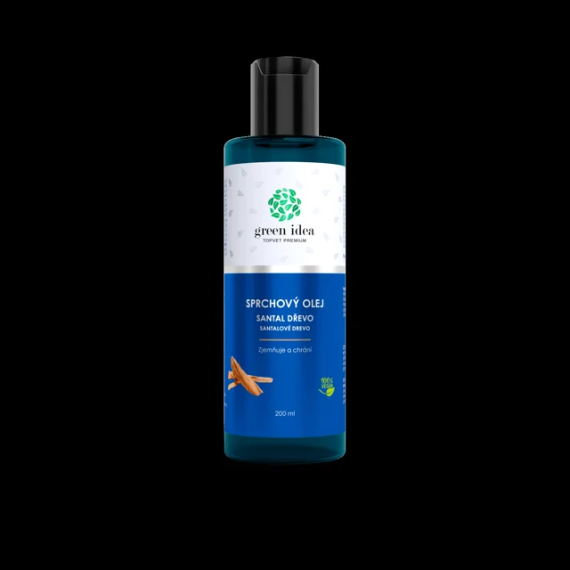 Sprchový olej – Santalové dřevo 200 ml – Green idea